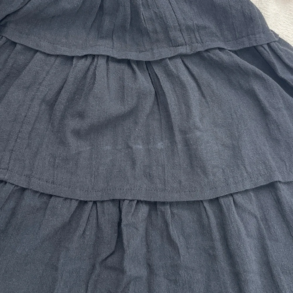 NWT Free People Somewhere Sunny Maxi Dress Drop Waist Open Back Size XS